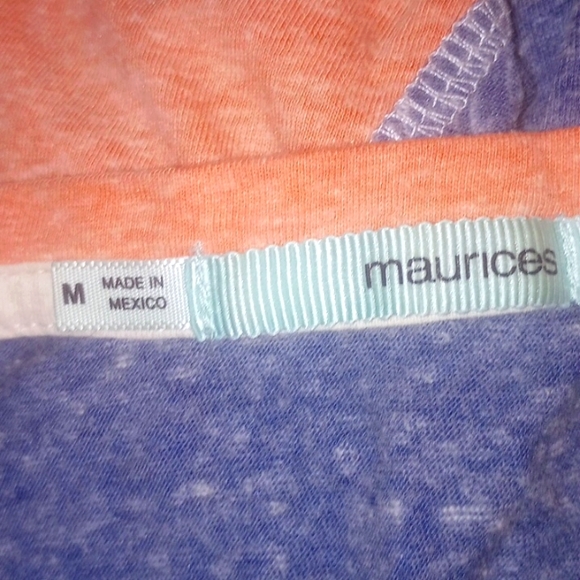 Maurice's brand size m baseball t - Picture 1 of 6